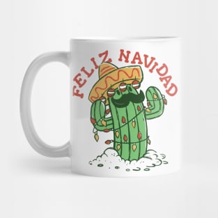 Mexican christmas shirt - Christmas holiday cactus Mug